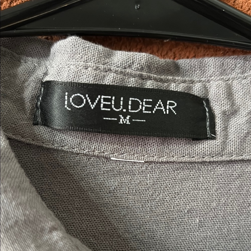 Gray Button-Up Shirt - Picture 2 of 5